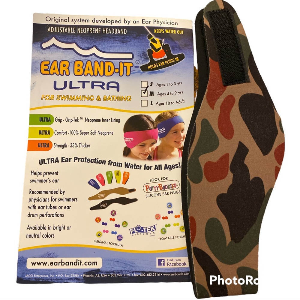 Ear Band-It Ultra Swimmer's Headband